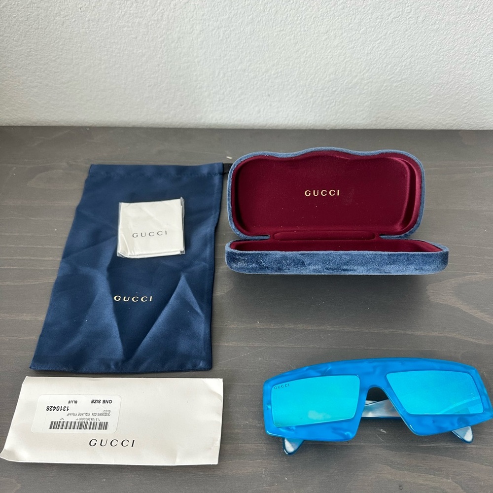 Gucci Vibrant Blue Sunglasses